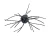 Strike King Mag Tumbleweed F, Black Blue Flake