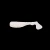 Gpo - Crappie Slayer Subtle Tail - 1.75in Pearl White