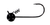 Big Bite Baits 1/16 oz Fintwist Head 4pk - Black