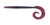 Big Bite Baits 10" Kriet Tail Worm 8pk - Red Shad