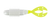 Big Bite Baits 2.5" Kamikaze Swimon 6pk - Pearl/Chart Tail