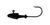 Big Bite Baits 3/16oz Darter Head Gama Hook 5pk