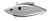 Rat-L-Trap Mini Trap 1/4oz - Chrome Black Back