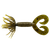 Yamamoto 2.5" Double Hula Grub 10pk - Green Pumpkin
