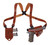 Galco Os212r 1911 3.5in Wwo Red Dot Tan