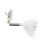 ChatterBait Chattertail, 1/16oz Chrome