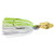 ChatterBait Elite EVO HD, 3/8oz Chartreuse/White
