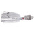 ChatterBait Elite EVO HD, 3/8oz White