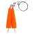 EC Foam Popping Rig Wire, 1oz 5''F;34''Ldr;Org 2pk