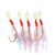 EC Lazer Bait Rig UF Wings, #8 Gold 3pk