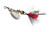 Mepps Aglia Spin Fly Single, 1/12oz Silver-Blk/Or