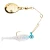 Mr Crappie Crush'R, 1/8oz Gold Glimmer Blue