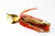 MuskyMayhem Double Showgirl, 7.5'' Flashabou Gold Orange