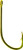 Mustad Classic Hook: 92671, 1/0 Gold 8pk