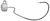 Owner Block Head Offset, 1/8oz 1/0 Natural 4pk