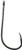Owner Ebi Baitholder Hook, #1 Black Chrome 7pk