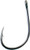 Owner SSW Straight Eye, 1/0 Black Chrome 8pk