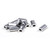 BillFisher Alum Sngl Sleeves, .8mm 25pk