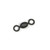 BillFisher Black Barrel Swvl, 30lb Size 10 100pk