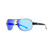 Calcutta Roanoke Sunglasses, 64mm Blk Wire Frame BM Lens