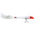 Got-Cha 1500 Series PB, 2oz Red/Wht SglHk Wht Bktail