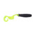Got-Cha Curltail Grub, 4'' Smoke/Cht Tail 20pk