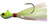 Intent Tackle Mylar Bucktail, 1/2oz 4/0 White/Cht