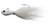 Intent Tackle Pro Bucktail, 3/8oz 3/0 White