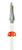 AMS A206-WHT Fiberglass Arrow AnKor - FX Point,White Shaft & Safety Slide - A206-WHT