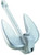 Attwood 9935-1 Navy Anchor 20Lb Sil - Painted - 9935-1 Attwood 9935-1 Navy Anchor 20Lb Sil - Painted - 9935-1