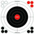 Birchwood Casey 33912 Stick-A-Bull - 12" Bullseye Target 5/Pk - 33912