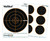 Champion 45826 Visicolor Target - Double 5" Bullseye, 8.5"x11", 10pk - 45826