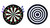 Franklin 3600 Competition 17" PAPER - DARTBOARD - 3600