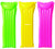 Intex 59703E Economats 72"x27" Asst - Green/Yellow/Pink - 59703E