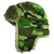 Jacob Ash 45-908 Mens Camo Trapper - Hat Fleece Lining & Faux Fur - 45-908