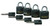 Master Lock 121Q Black Padlock - 4-Pack Keyed Alike - 121Q Master Lock 121Q Black Padlock - 4-Pack Keyed Alike - 121Q