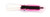 P-Line PRCS35-300 Rock Cod Squid - Rig 2Hk 3-1/2" Pink/Black - PRCS35-300