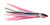 P-Line SQ25-9011 Sunrise Squid - Skirt, 2 1/2", Pink/Blue/Black - SQ25-9011