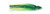 P-Line SQ25-098 Sunrise Squid Skirt - 2 1/2", Green/Chartreuse/Black - SQ25-098