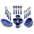 Stansport 11220 Enamel Camping - Tableware Set - 24 Pieces - Blue - 11220