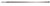 Stansport 254 Tent Pole - Aluminum - 8 Ft - Push Button - 254