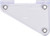 Wordens 211-CL Free Sliding - Rudder/Spreader Clear 3.5" - 211-CL