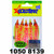 Yamashita 1050-8139 Mini Squid - Hoochie, 2 1/4", #20, Glow/Flame - 1050-8139