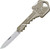 SOG KEY102-CP Key Folding Knife - 1.5" Drop Point Blade, Gold - KEY102-CP