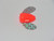 Wordens 066-FL-MY Spin-N-Glo Winged - Drift Bobber #4 Flame w/ Mylar Wing - 066-FL-MY Wordens 066-FL-MY Spin-N-Glo Winged - Drift Bobber #4 Flame w/ Mylar Wing - 066-FL-MY