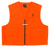 Browning 3051000102 Blaze Orange - Safety Vest Zip Front Back License - 3051000102
