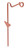 Danielson RHS38 Spike Horizontal - Rod Holder 3/8" - RHS38