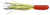 Apex APT15-10-36 Tinsel Tube 1.5" - Red/Chartreuse 10pk - APT15-10-36