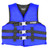 Kwik Tek 30002-03-A-BL Life Jacket - Youth, Open Side - 30002-03-A-BL