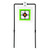 Allen 15367 EZE Aim Hardrock AR500 - Target 7" Square Plate With Stand - 15367